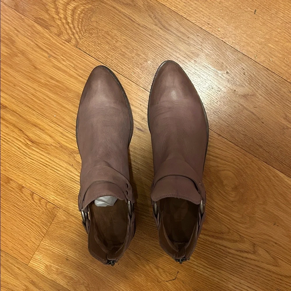 Frye Dusty Rose Cut-Out Ankle Boots - Picture 2 of 9